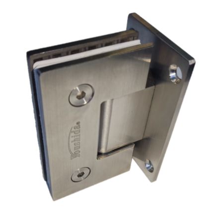 CL-102S-MC Петля крепление стекло-стена 90°, Хром Матовый